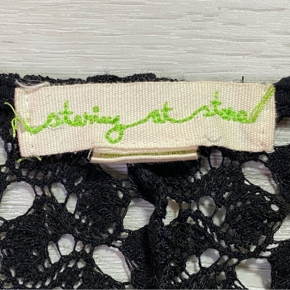 Staring at Stars Black Crochet Sweater - Picture 5 of 8